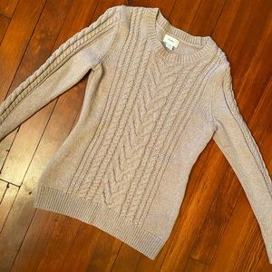 Purple sparkle sweater